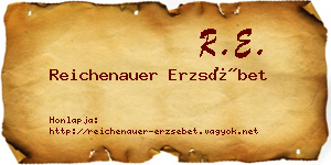 Reichenauer Erzsébet névjegykártya