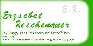 erzsebet reichenauer business card